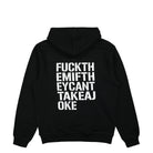 Wasted Paris Disturb Hoodie Black Hoodies Close-up | Overkill