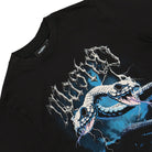 Wasted Paris Venom T-Shirt Faded Black T-Shirts Close-up | Overkill