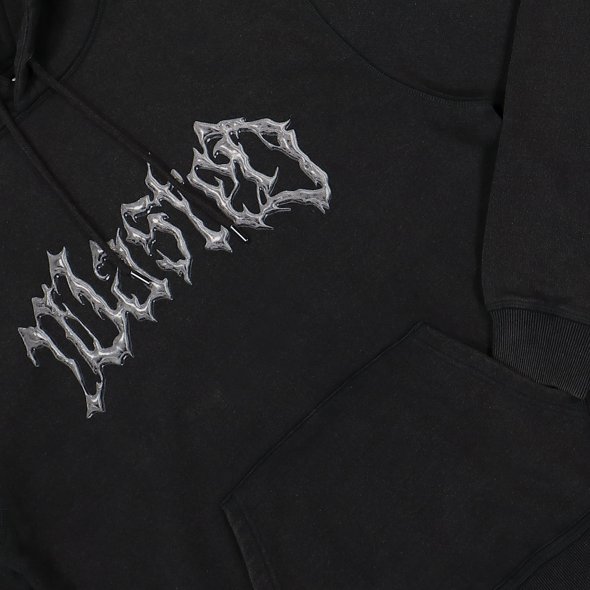 Wasted Paris Knight Core Hoodie Faded Black Hoodies Detail view 1 | Overkill