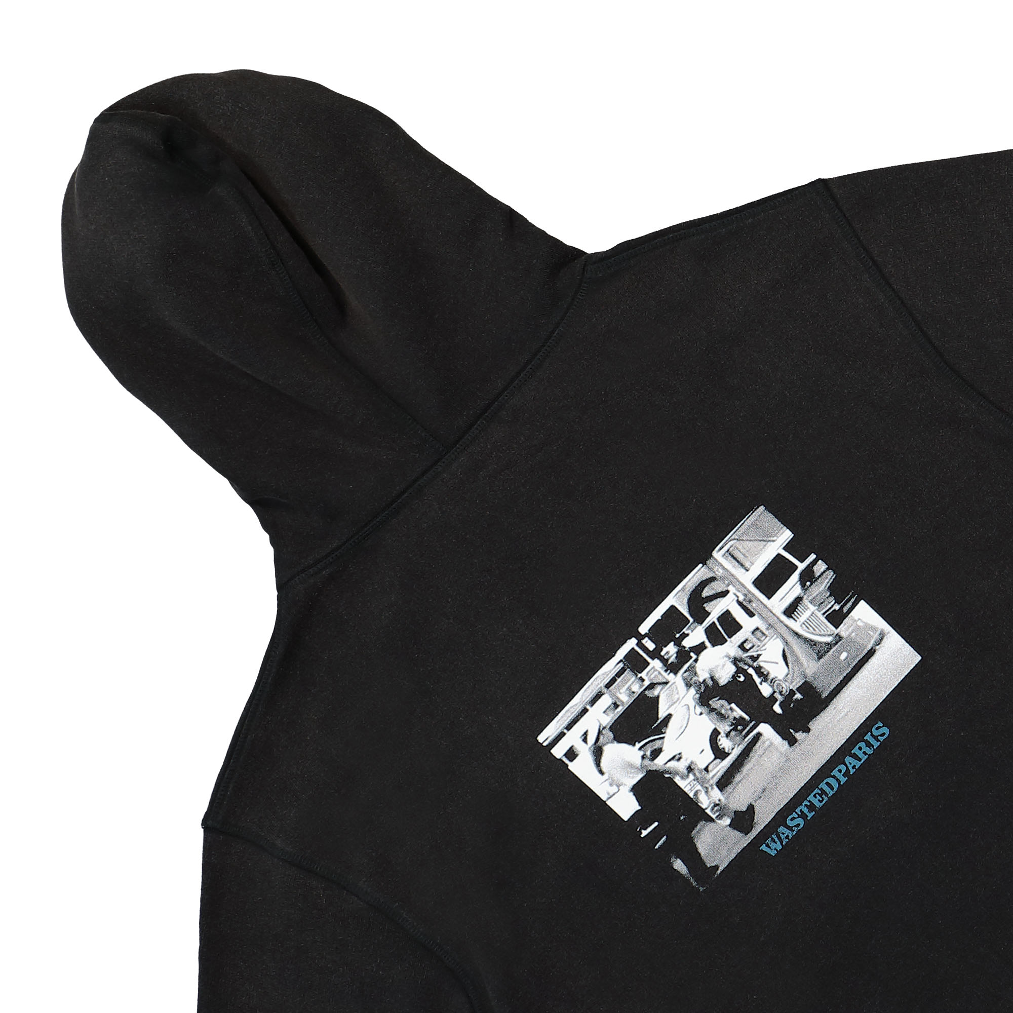 Wasted Paris Love Lost Hoodie Faded Black Hoodies Detailfoto | Overkill