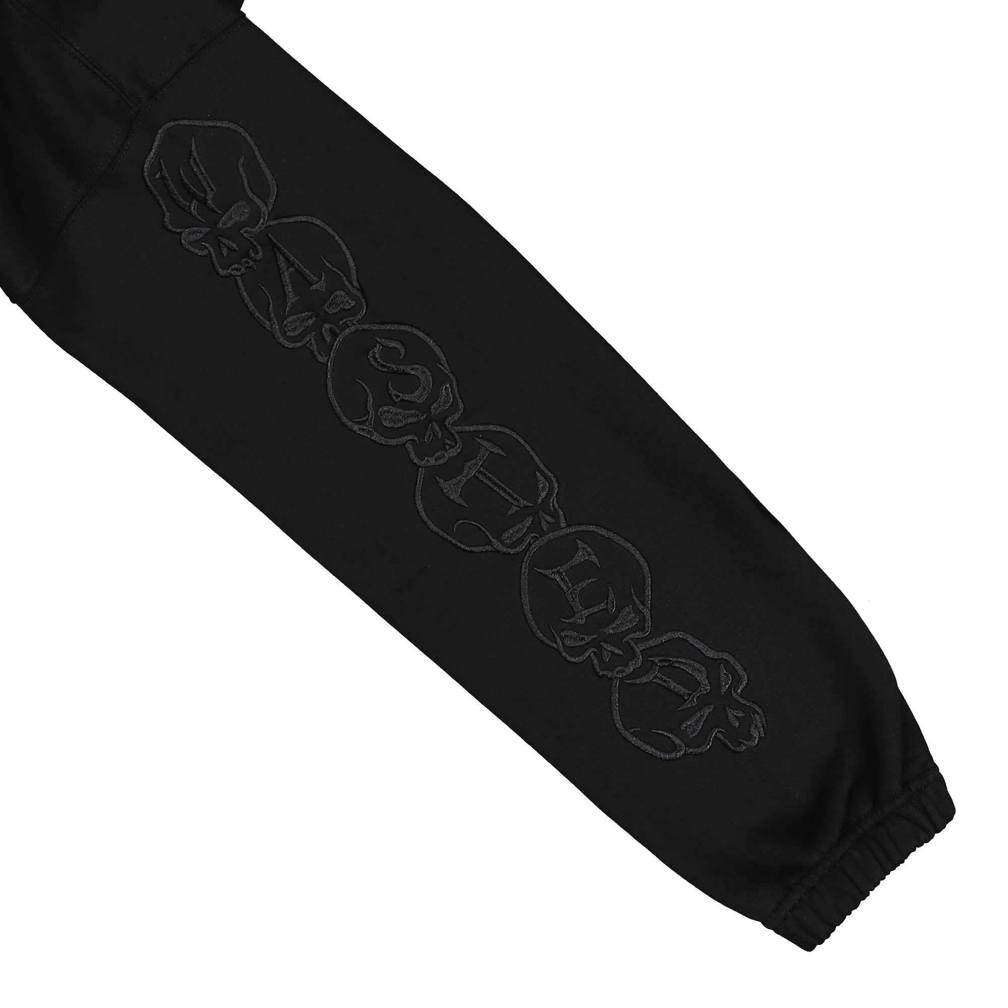 Wasted Paris Bury Boxy Hoodie Black Hoodie 175465 Detail View 2 | Overkill
