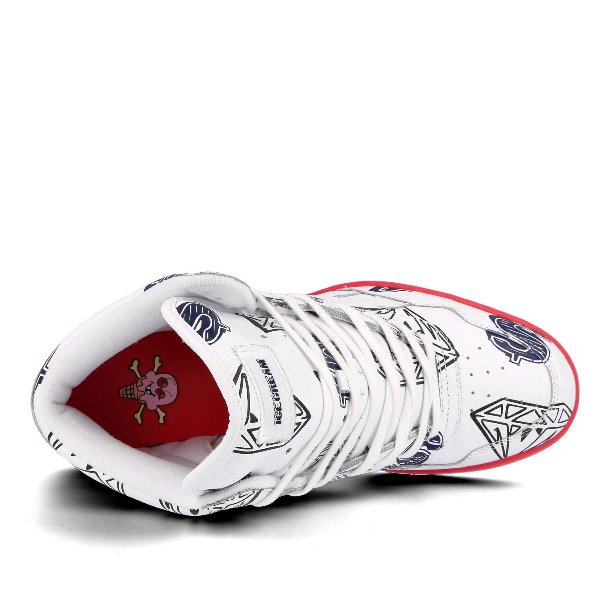 Reebok BBC Ice Cream x Reebok BB 4600 MU White / Panton / Collegiate Navy  Detail view 1 | Overkill