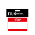 Flux HMNI Eggshell Stickers Red 50 Pack  Sticker FX-HMNI.50RED | Overkill