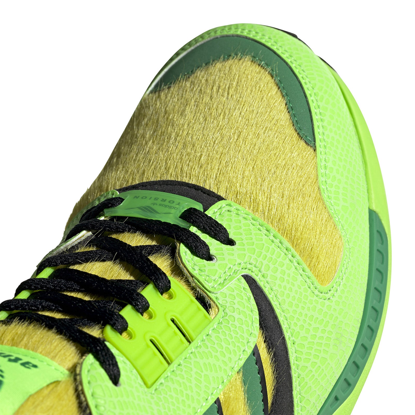 Atmos x adidas ZX 8000 G-SNK 3 Solar Green / Core Black / Supplier Colour Low Top Sneakers FX8593 Detail View 1 | Overkill