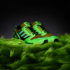 Atmos x adidas ZX 8000 G-SNK 3 Solar Green / Core Black / Supplier Colour Low Top Sneakers FX8593 Detail View 5 | Overkill