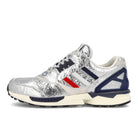 Concepts x adidas ZX 9000 Boston Marathon Silver Metallic / Scarlet / Collegiate Navy Low Top Sneakers FX9966 | Overkill