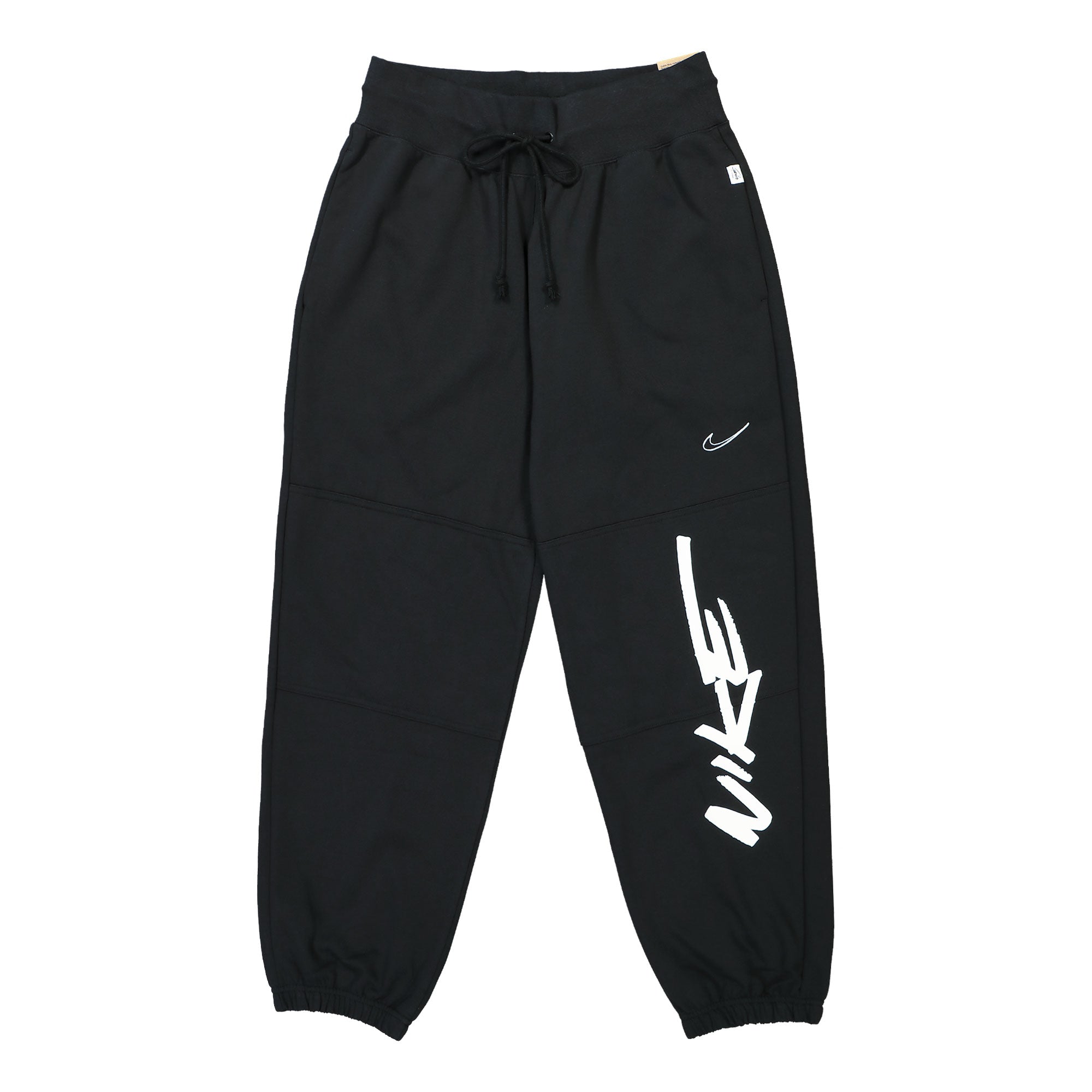 Nike W Breaking Mid-Rise Oversized French Terry Pants Black Sweat & Track Pants FZ0254 010 | Overkill