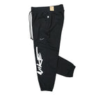 Nike W Breaking Mid-Rise Oversized French Terry Pants Black Sweat & Track Pants Close-up | Overkill