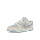 Nike W Dunk Low Photon Dust / Light Smoke Grey - Light Armory Blue Low Top Sneakers  Close Up | Overkill