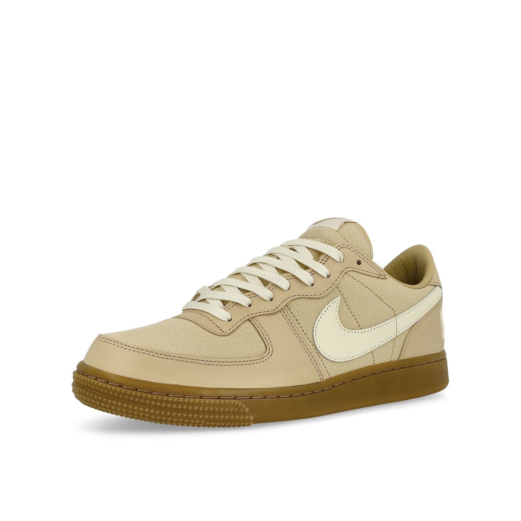 Nike Terminator Low Premium Sesame / Coconut Milk - Sesame - Sesame Low Top Sneakers  Close Up | Overkill