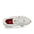 Nike W Shox TL Platinum Tint / White - Gym Red Low Top Sneakers  Detailfoto | Overkill