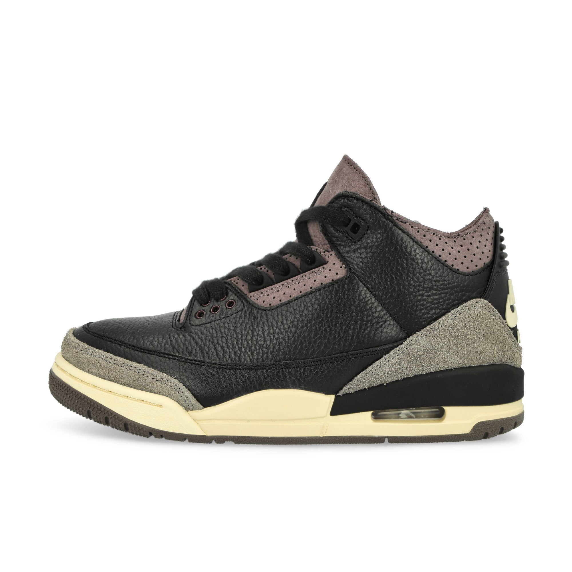 Jordan Air Jordan 3 Retro Black / Black - Flat Pewter - Violet Ore High Top Sneakers FZ4811 001 | Overkill