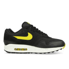 Nike Air Max 1 Essential Black / Opti Yellow-Summit White Low Top Sneakers  Silhouette | Overkill