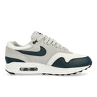 Nike Air Max 1 Essential Summit White / Armory Navy - Light Silver Low Top Sneakers  Silhouette | Overkill