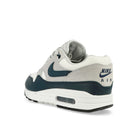Nike Air Max 1 Essential Summit White / Armory Navy - Light Silver Low Top Sneakers  Material | Overkill
