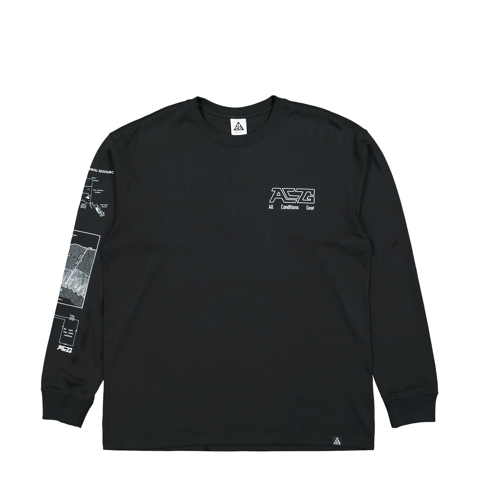 Nike ACG Geothermal Longsleeve Tee Black Longsleeves FZ6704 010 | Overkill