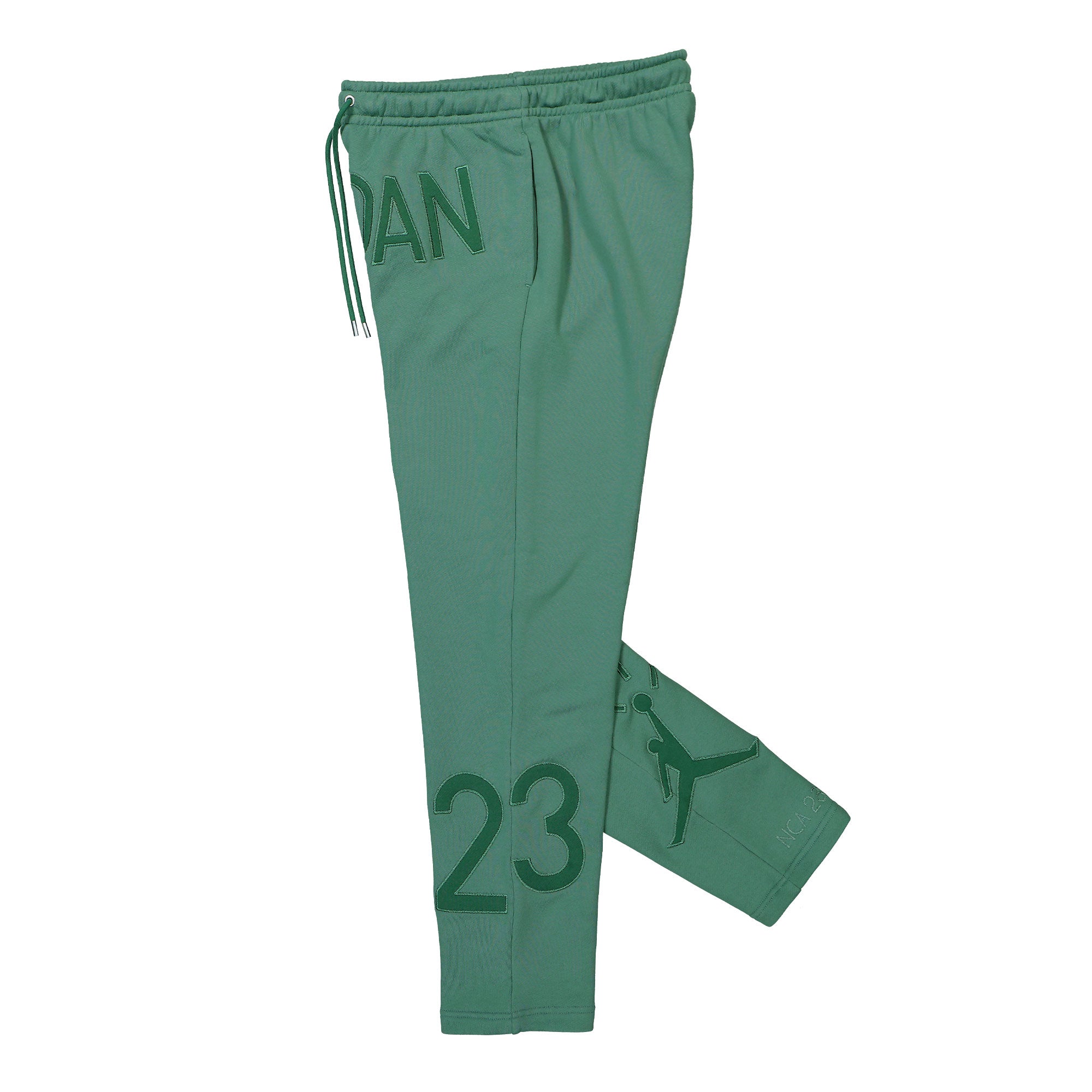 Jordan Fleece Pant Green Stone Sweat & Track Pants Close-up | Overkill