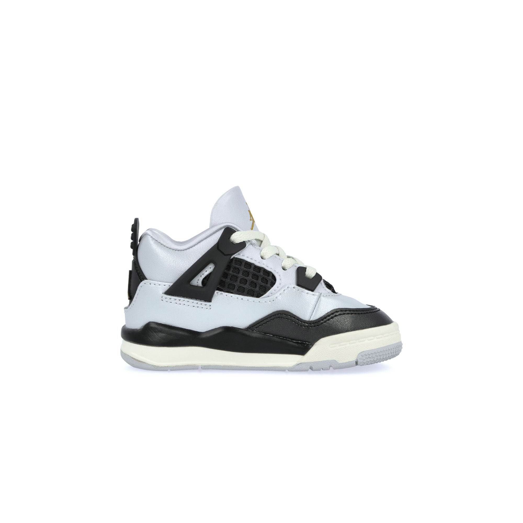 Jordan 4 Retro TD Pure Platinum / Metallic Gold-Black-Sail Mid Top Sneakers  Silhouette | Overkill