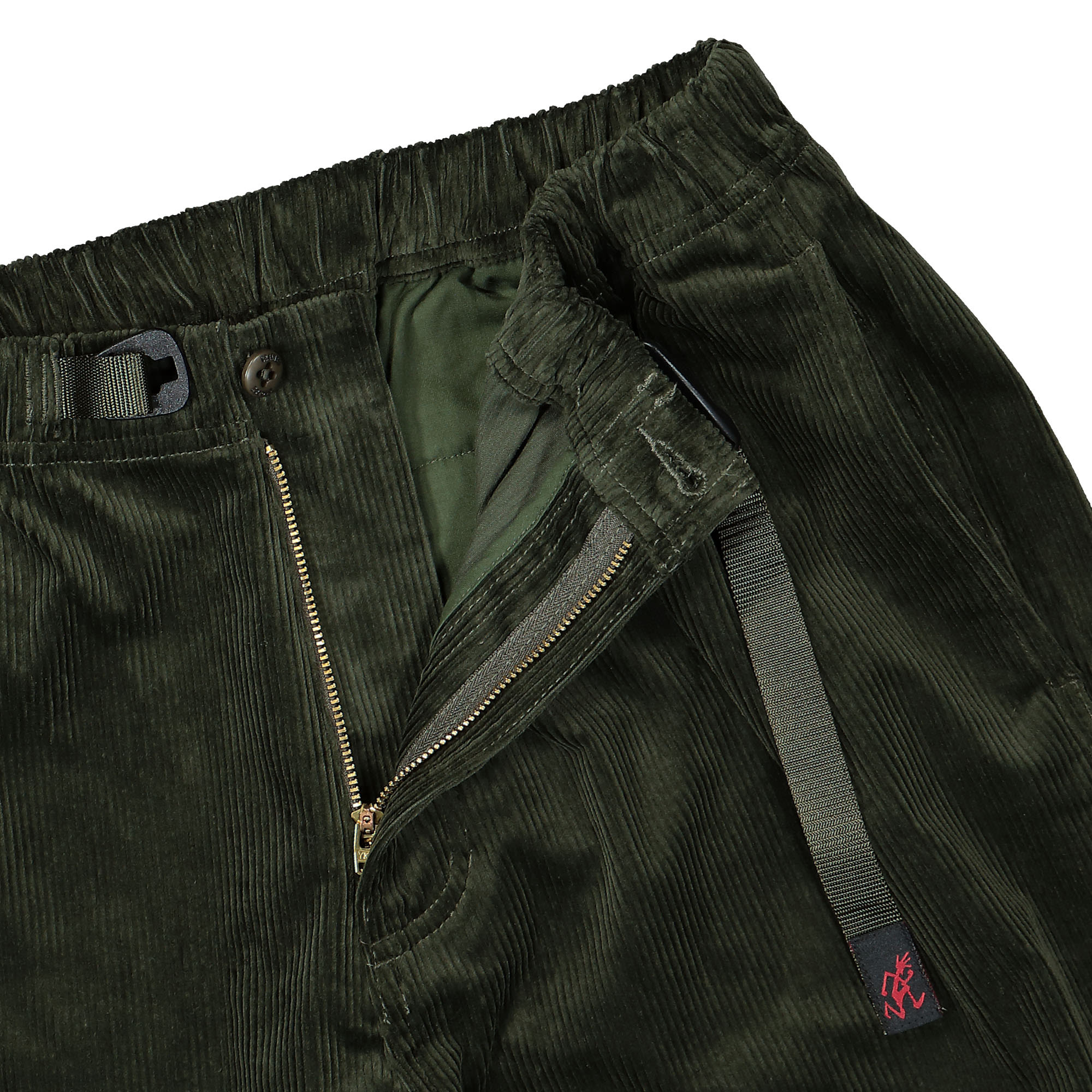 Gramicci Corduroy Gramicci Pant Dark Green Casual Pants Detailfoto | Overkill