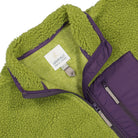 Gramicci Sherpa Jacket Dusted Lime Fleece Jackets Close-up | Overkill
