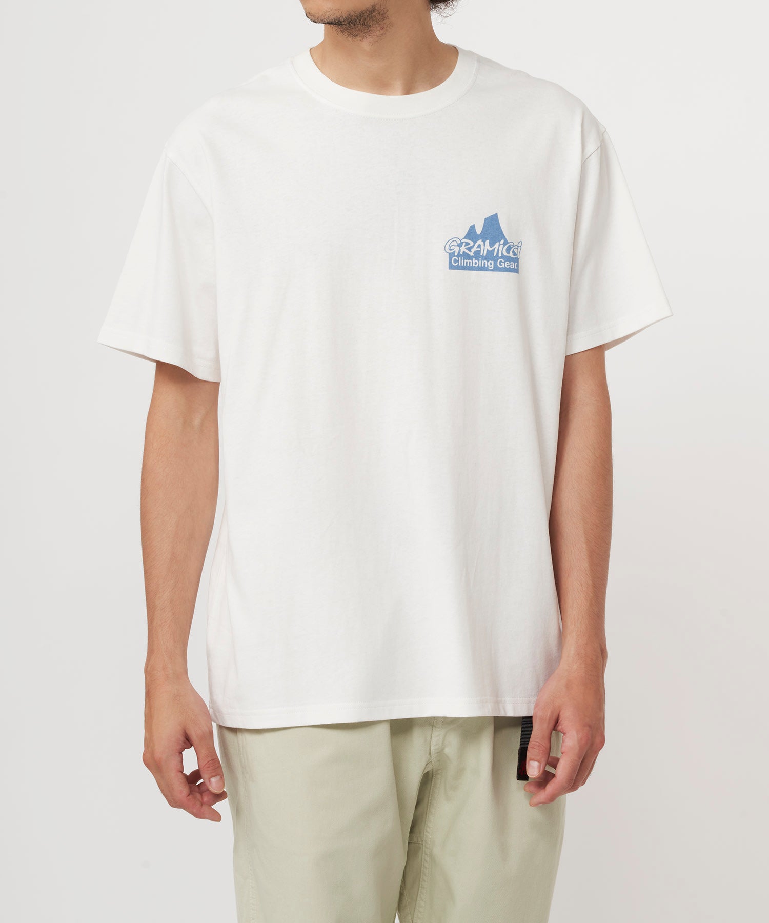 Gramicci Climbing Gear Tee White T-Shirts Detailfoto | Overkill