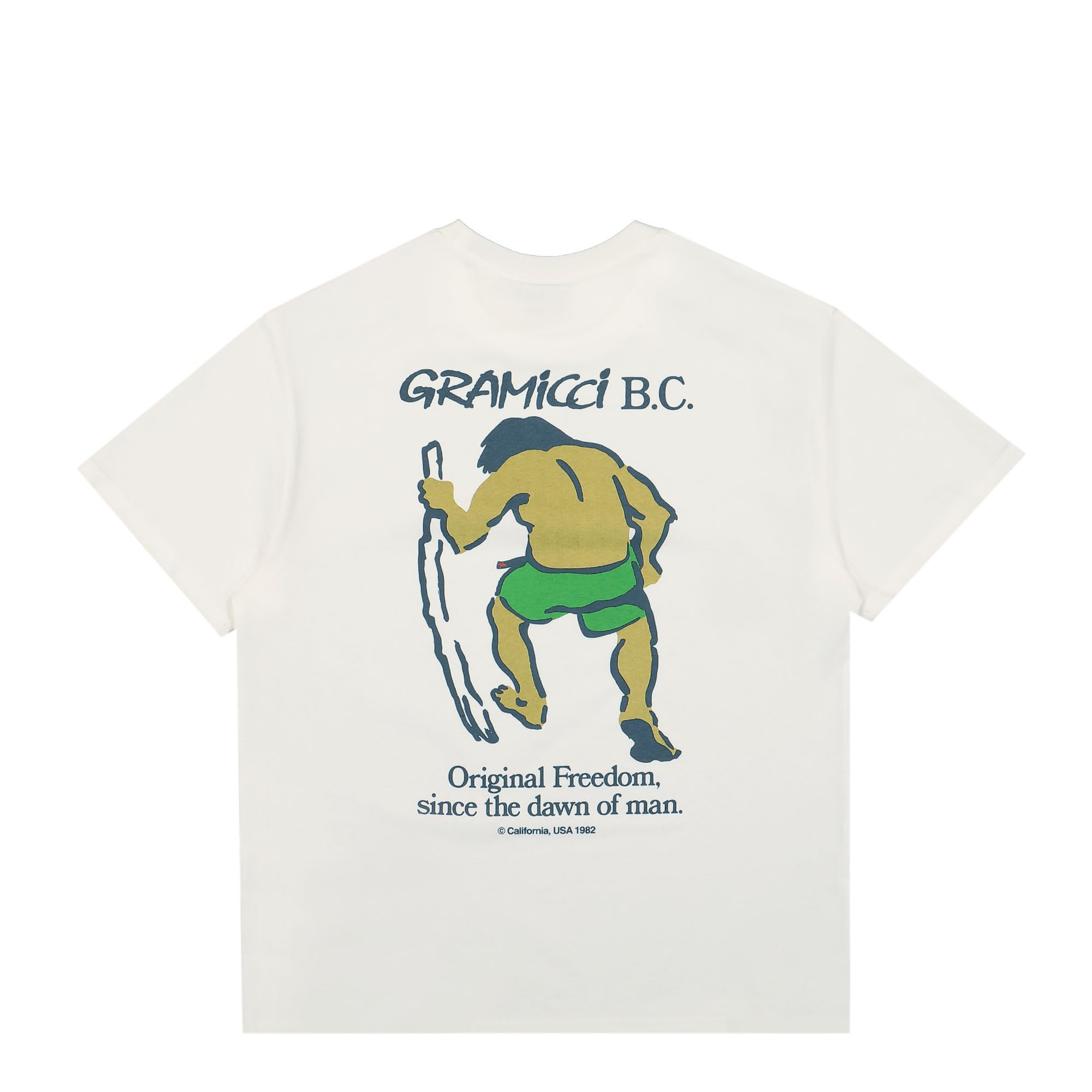 Gramicci B.C. Tee White T-Shirts Close-up | Overkill
