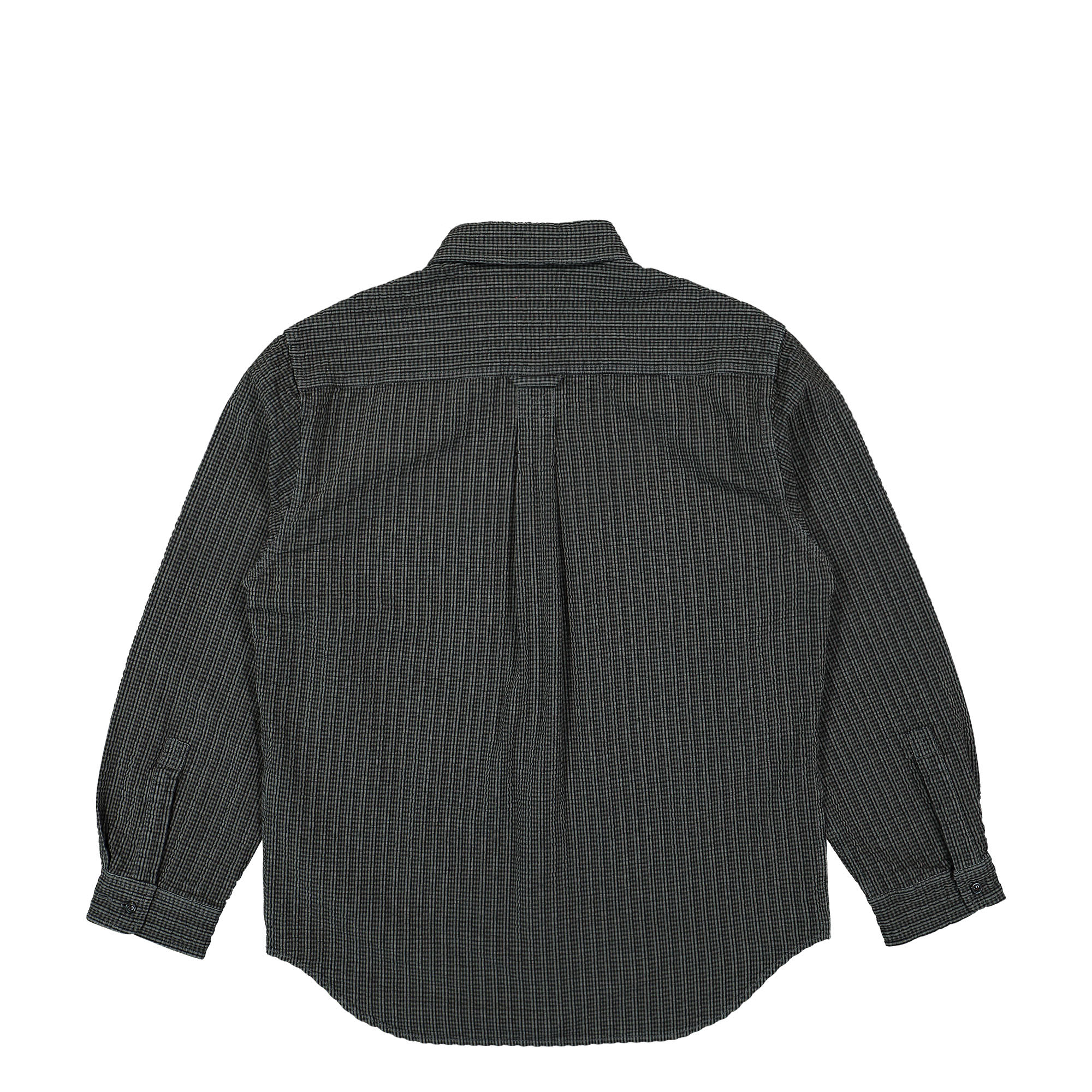 Gramicci O.G. Seersucker Canyon Shirt Deep Grey Shirts Material | Overkill