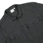 Gramicci O.G. Seersucker Canyon Shirt Deep Grey Shirts Close-up | Overkill