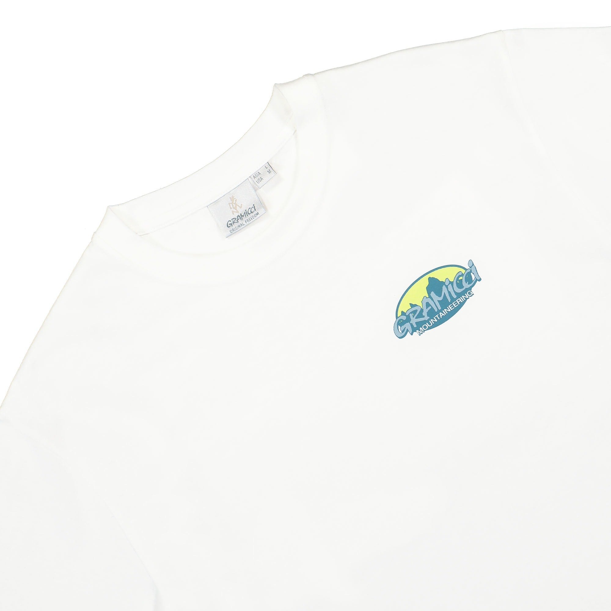 Gramicci Summit Tee White T-Shirts Material | Overkill