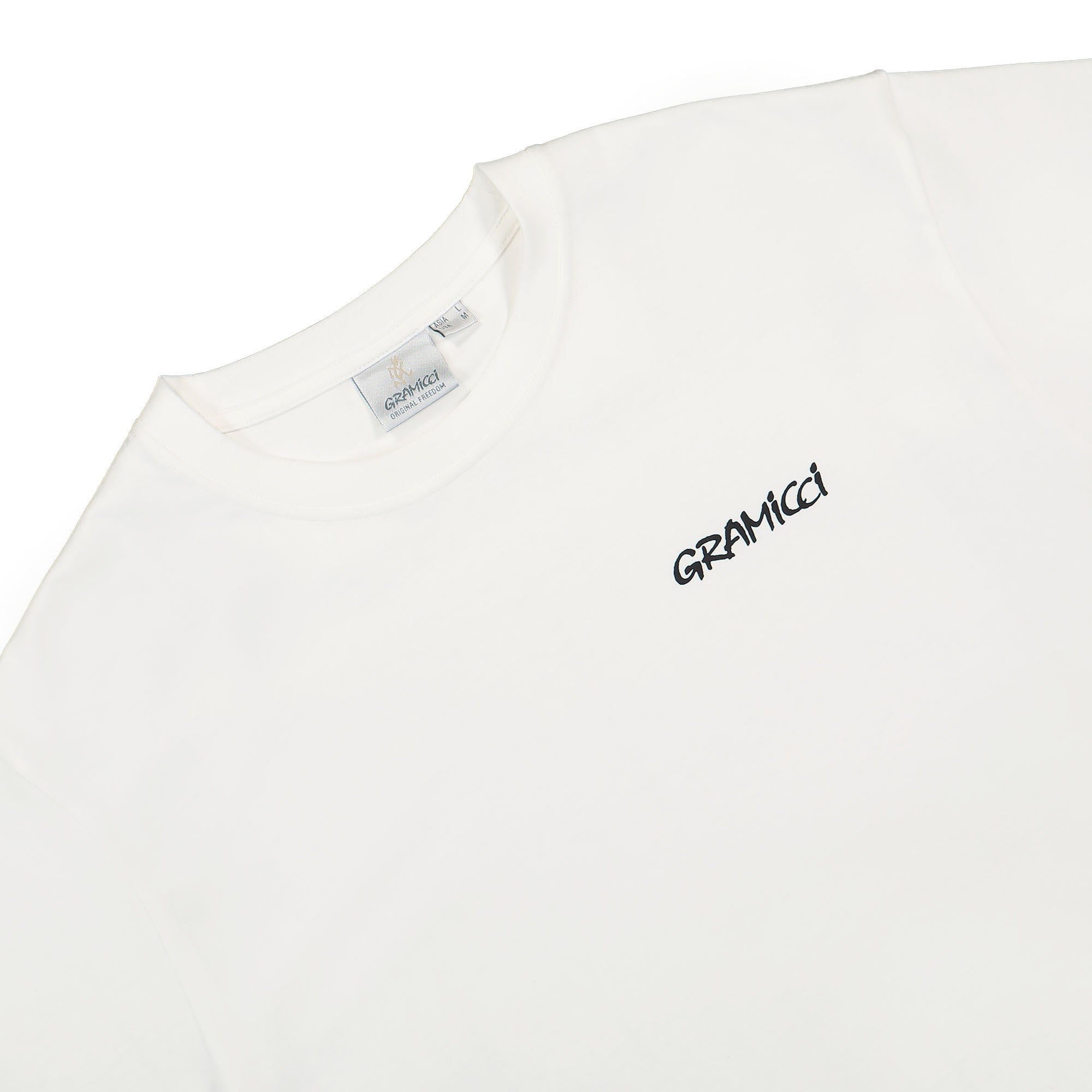 Gramicci Flower Tee White T-Shirts Close-up | Overkill