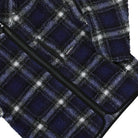Gramicci Shadow Plaid Sherpa Jacket Purple Shadow Plaid Fleece Jackets Detailfoto | Overkill