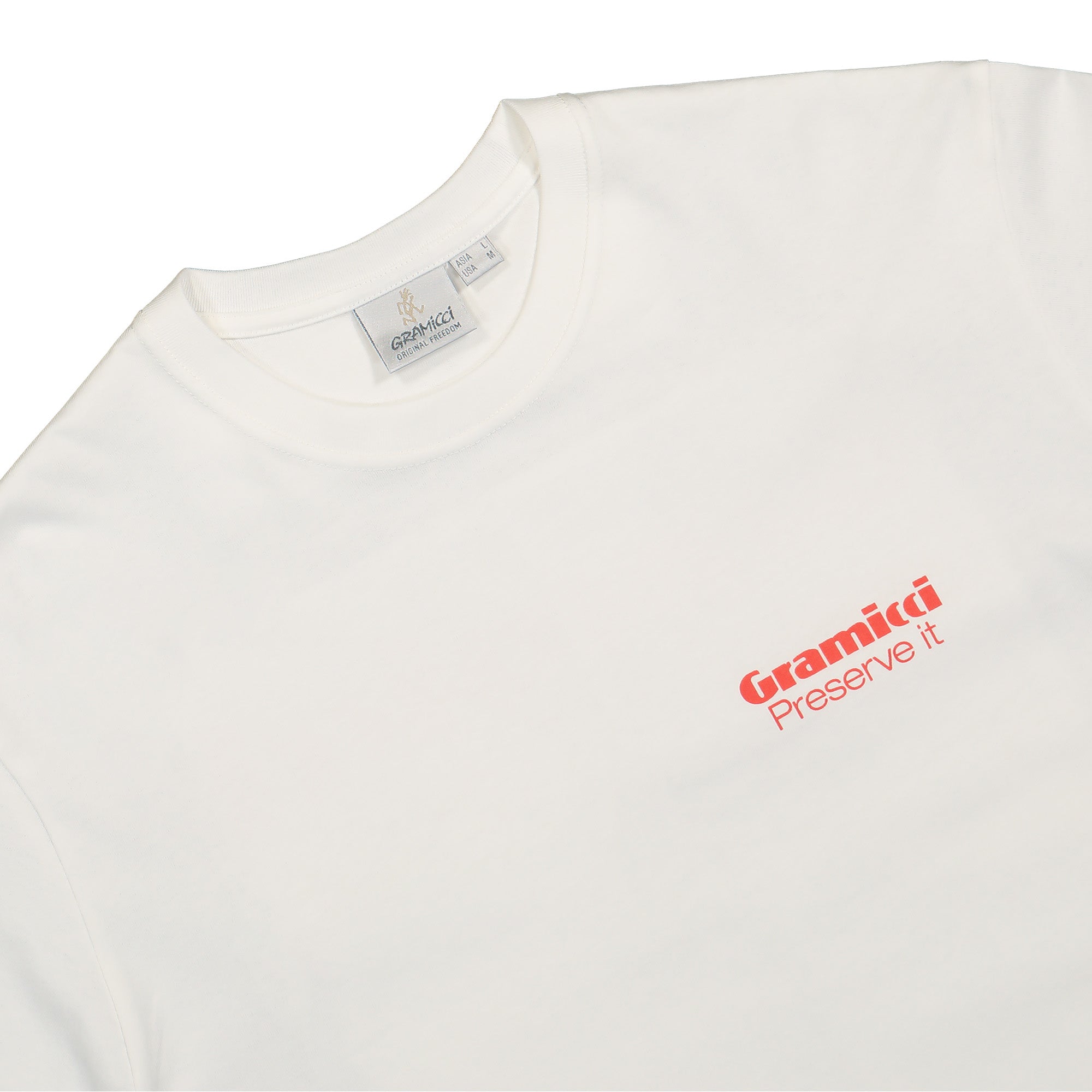 Gramicci Preserve It Tee White T-Shirts Material | Overkill