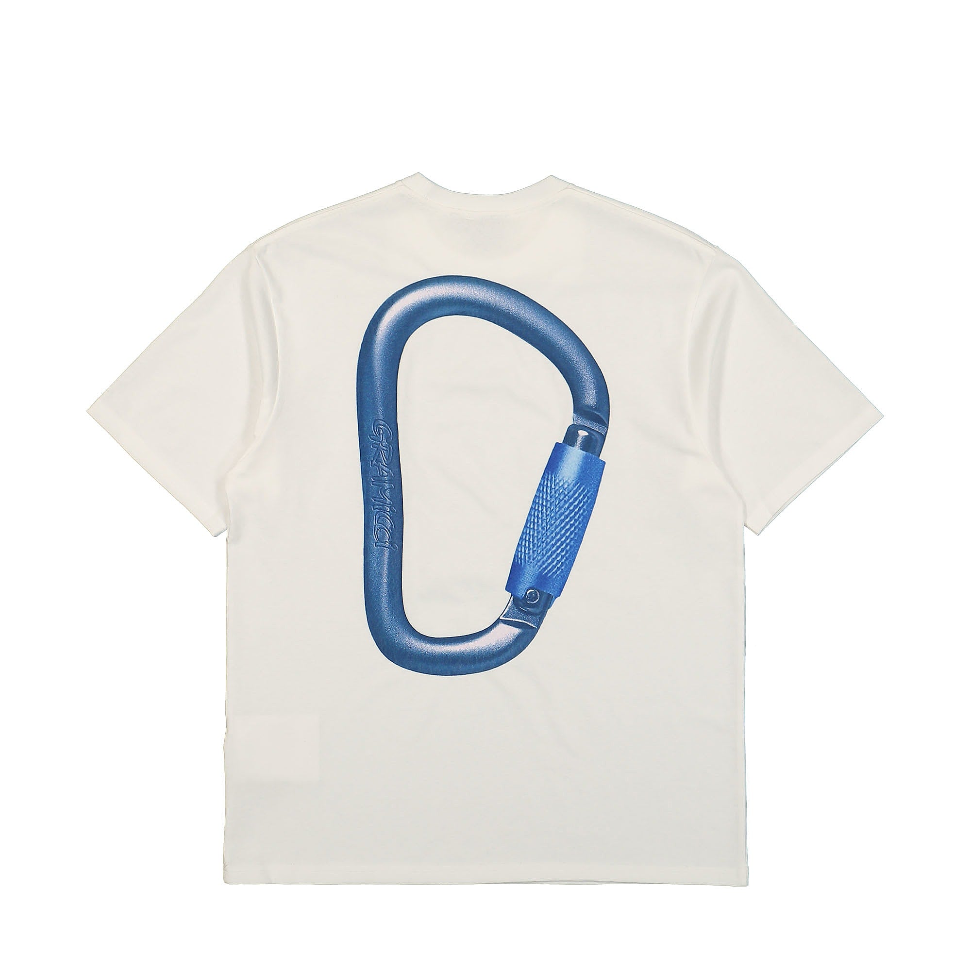 Gramicci Carabiner Tee White T-Shirts Close-up | Overkill