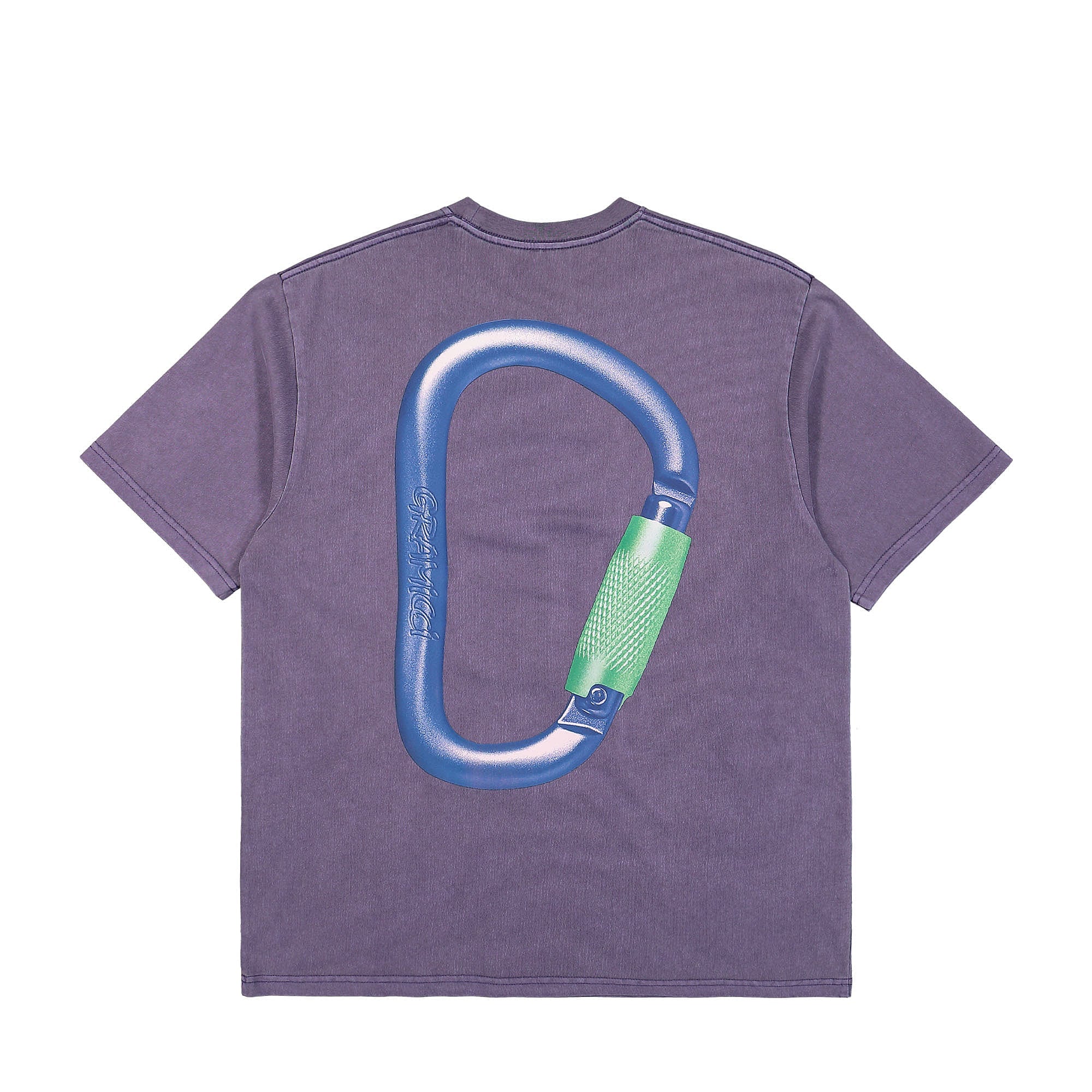 Gramicci Carabiner Tee Purple Pigment T-Shirts Close-up | Overkill