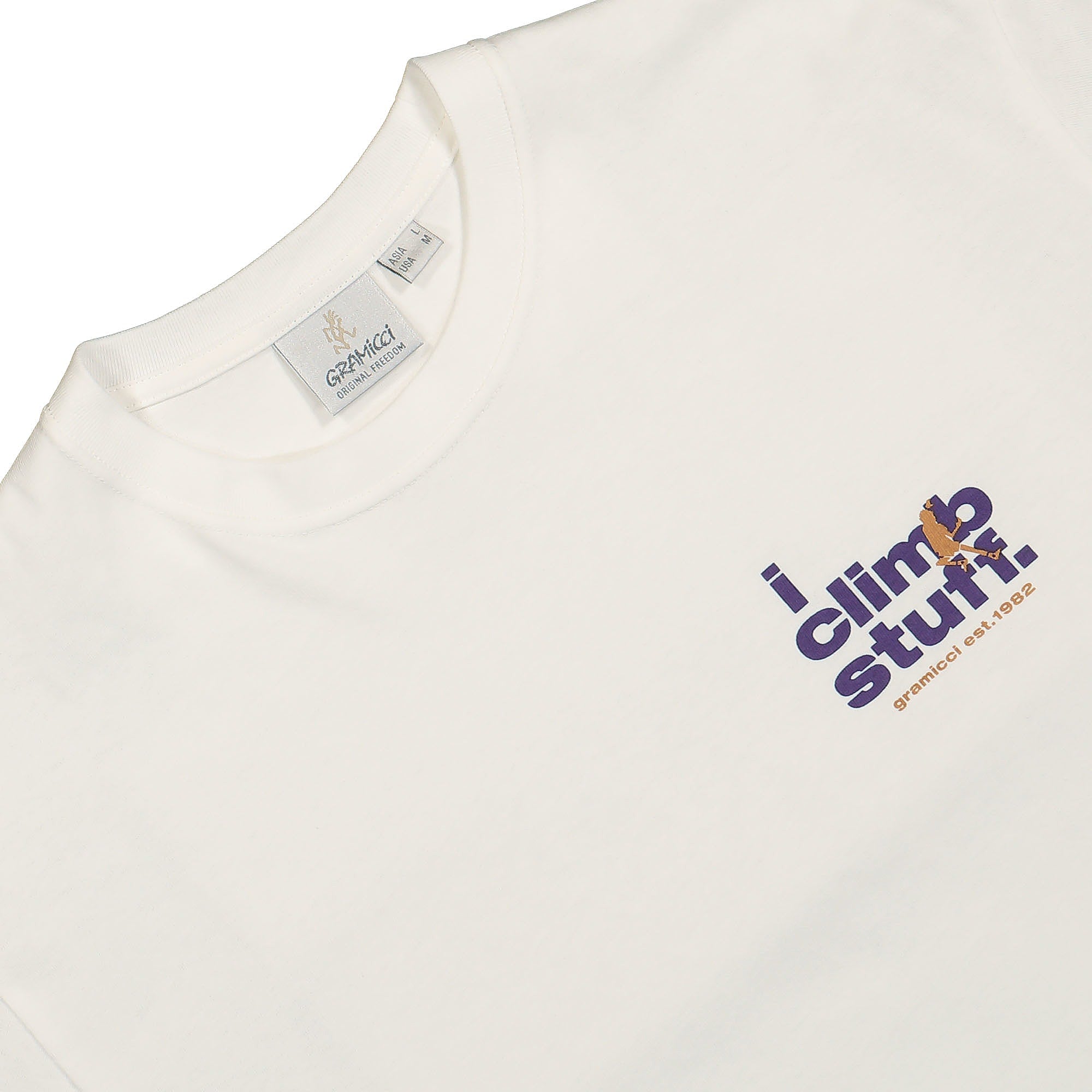 Gramicci I Climb Stuff Tee White T-Shirts Material | Overkill