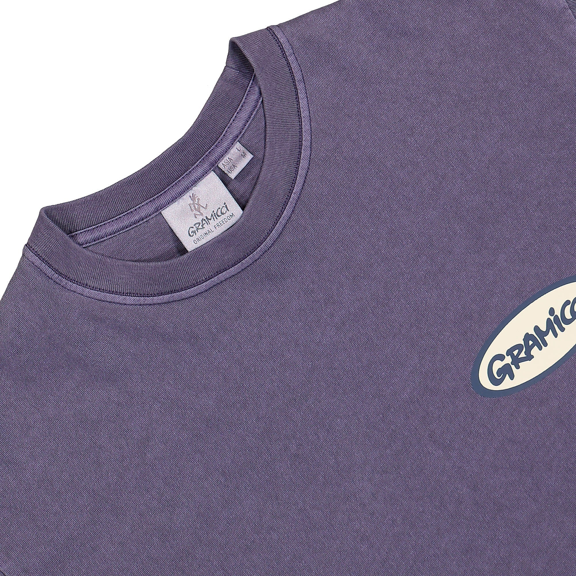 Gramicci Oval Tee Purple Pigment T-Shirts Material | Overkill