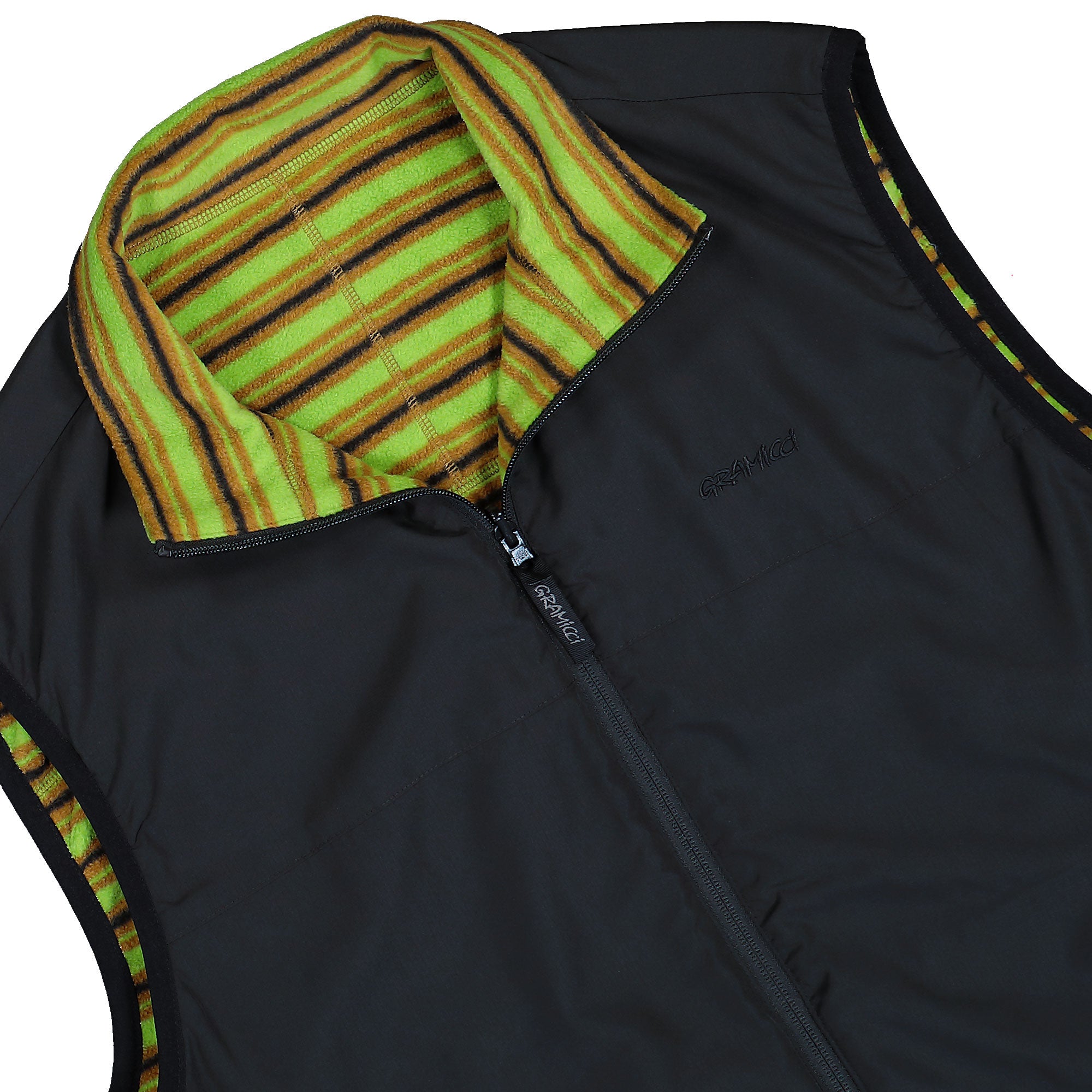 Gramicci Thermal Fleece Reversible Vest G5FU-J005-Chartreuse