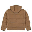 Gramicci Down Puffer Hooded Jacket Brown Puffer Jackets G5FU-J017 Close-up | Overkill
