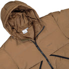 Gramicci Down Puffer Hooded Jacket Brown Puffer Jackets G5FU-J017 Detailfoto | Overkill
