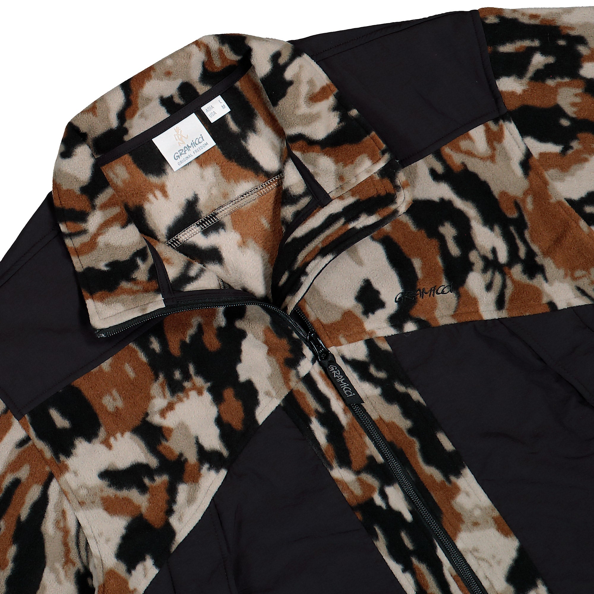 Gramicci Thermal Fleece Jacket Bark Camo Fleece Jacket G6FM-J001-Bark Camo Detailfoto | Overkill

