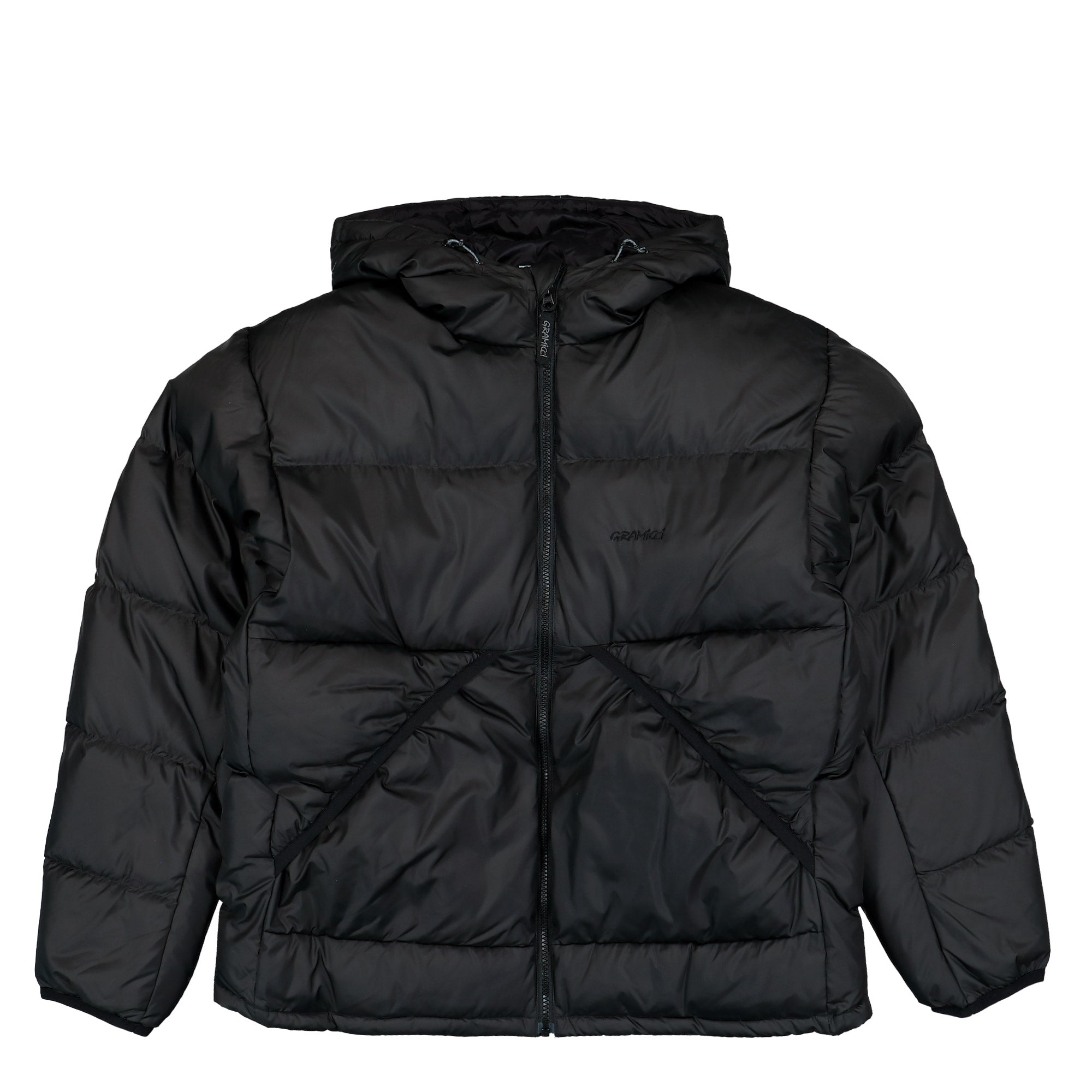 Gramicci Coldfront Hooded Down Jacket Black Bomber Jacket G6FM-J008-Black | Overkill
