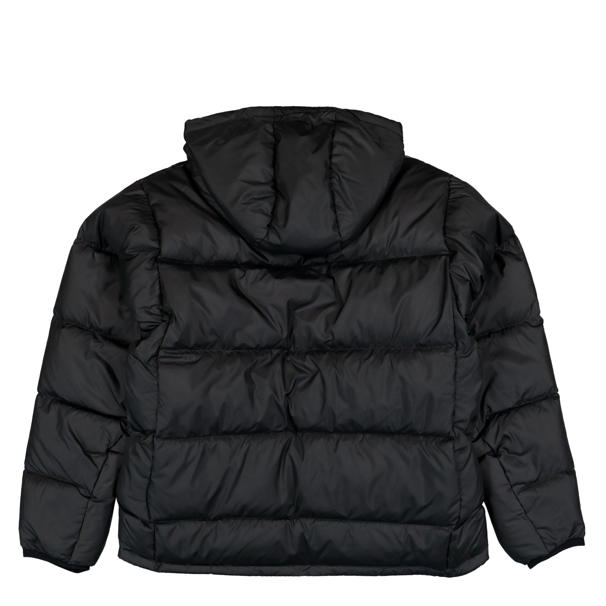 Gramicci Coldfront Hooded Down Jacket Black Bomber Jacket G6FM-J008-Black Close-up | Overkill
