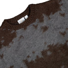 Gramicci Mohair Splatter Sweater Slate Splatter Sweatshirt G6FM-J037-Slate Splatter Detailfoto | Overkill
