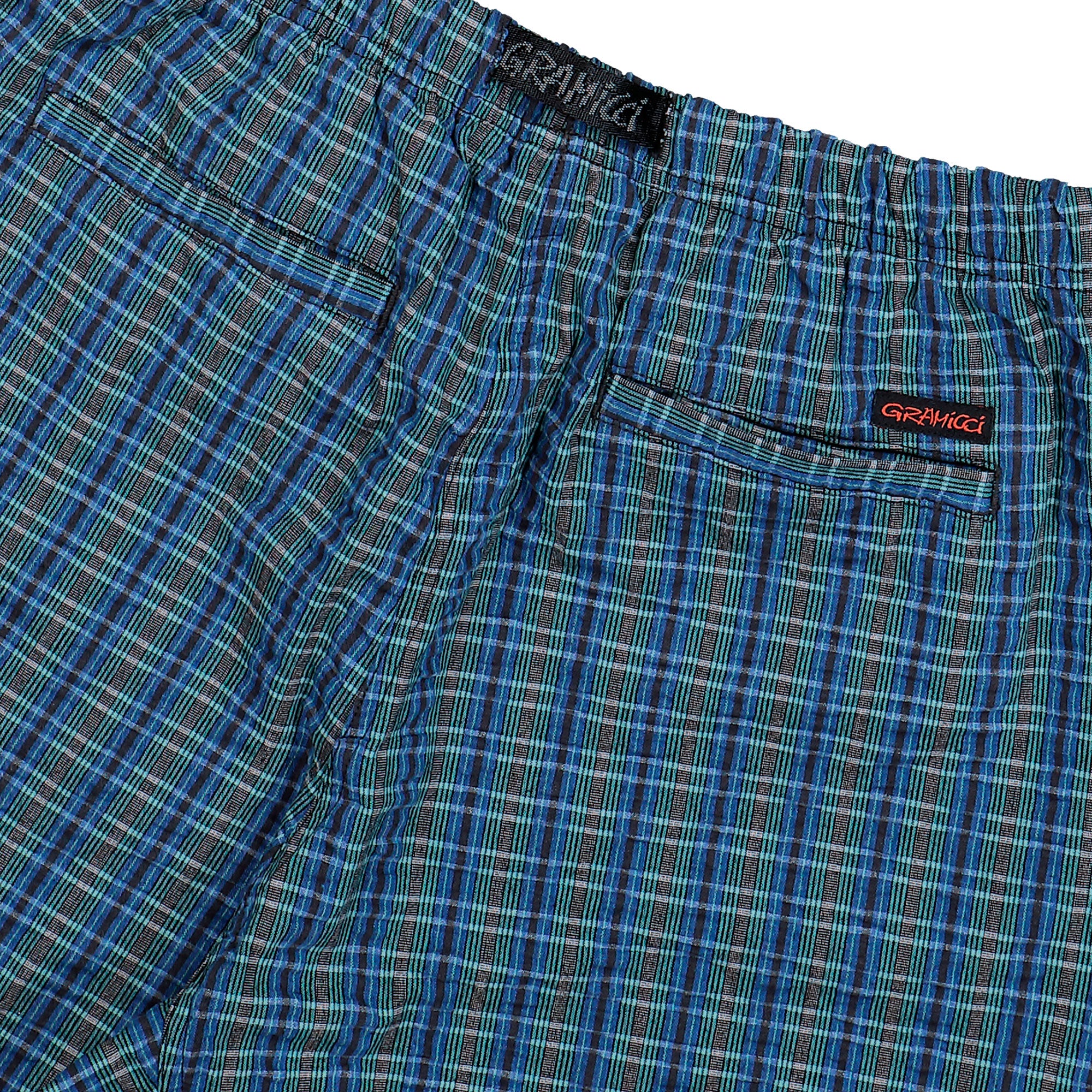 Gramicci O.G. Seersucker Plaid G-Short Multi Stripe Shorts G6SM-P022 Detail View 2 | Overkill
