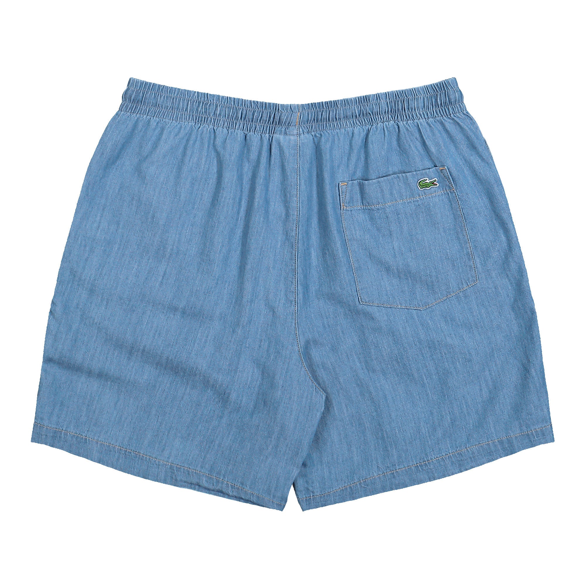Lacoste Elastic Waist Short Blue Shorts GH1856-00 MKU Close-up | Overkill
