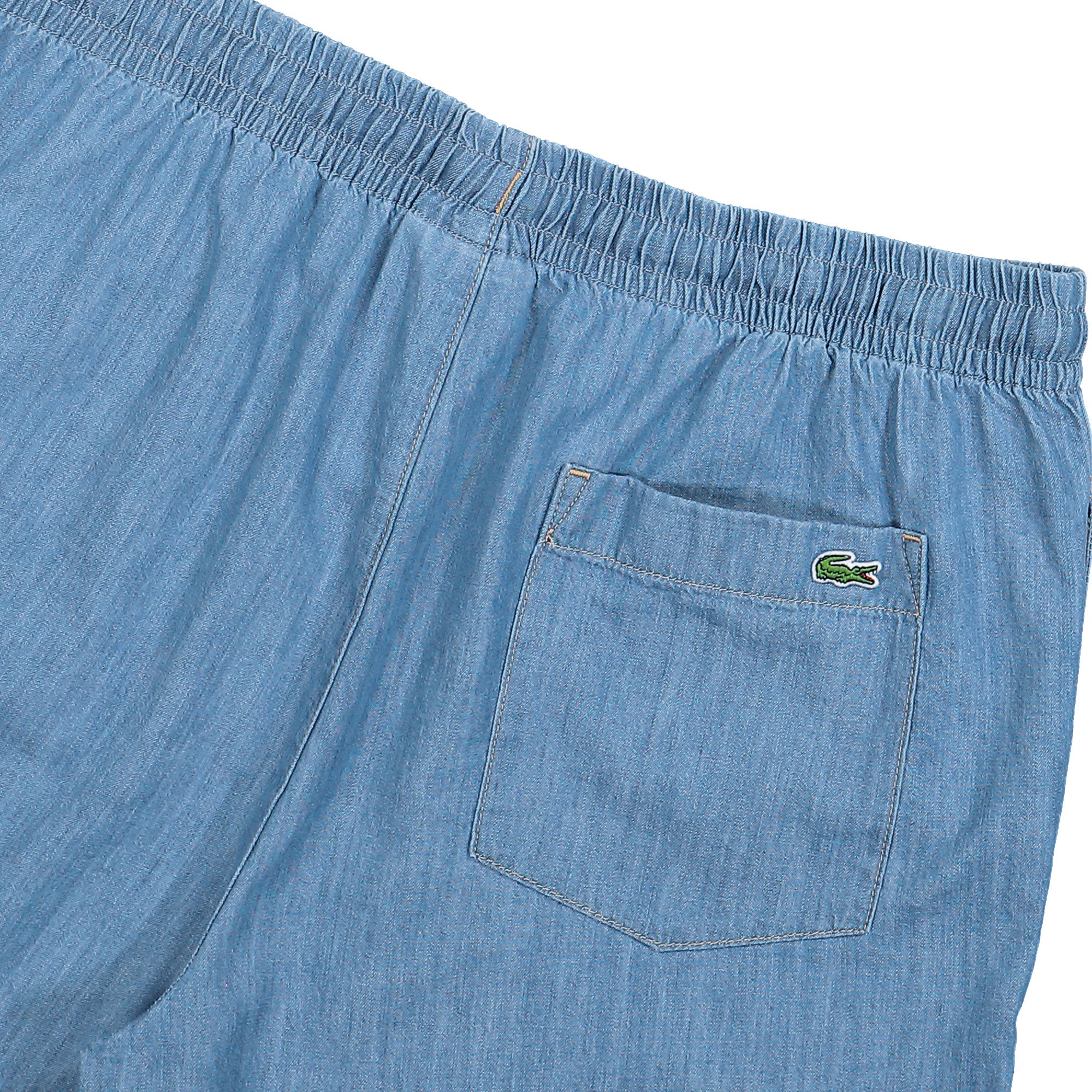 Lacoste Elastic Waist Short Blue Shorts GH1856-00 MKU Detail View 2 | Overkill
