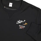 Reebok Tom & Jerry x Reebok Sweat Crew1 Black Sweatshirts Close-up | Overkill