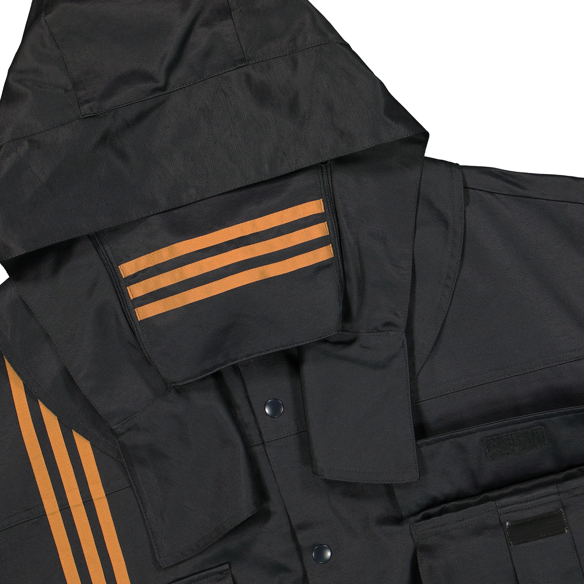 Ivy Park x adidas 3 Stripe Convertible Jacket Black Jackets GU3988 Detail View 2 | Overkill
