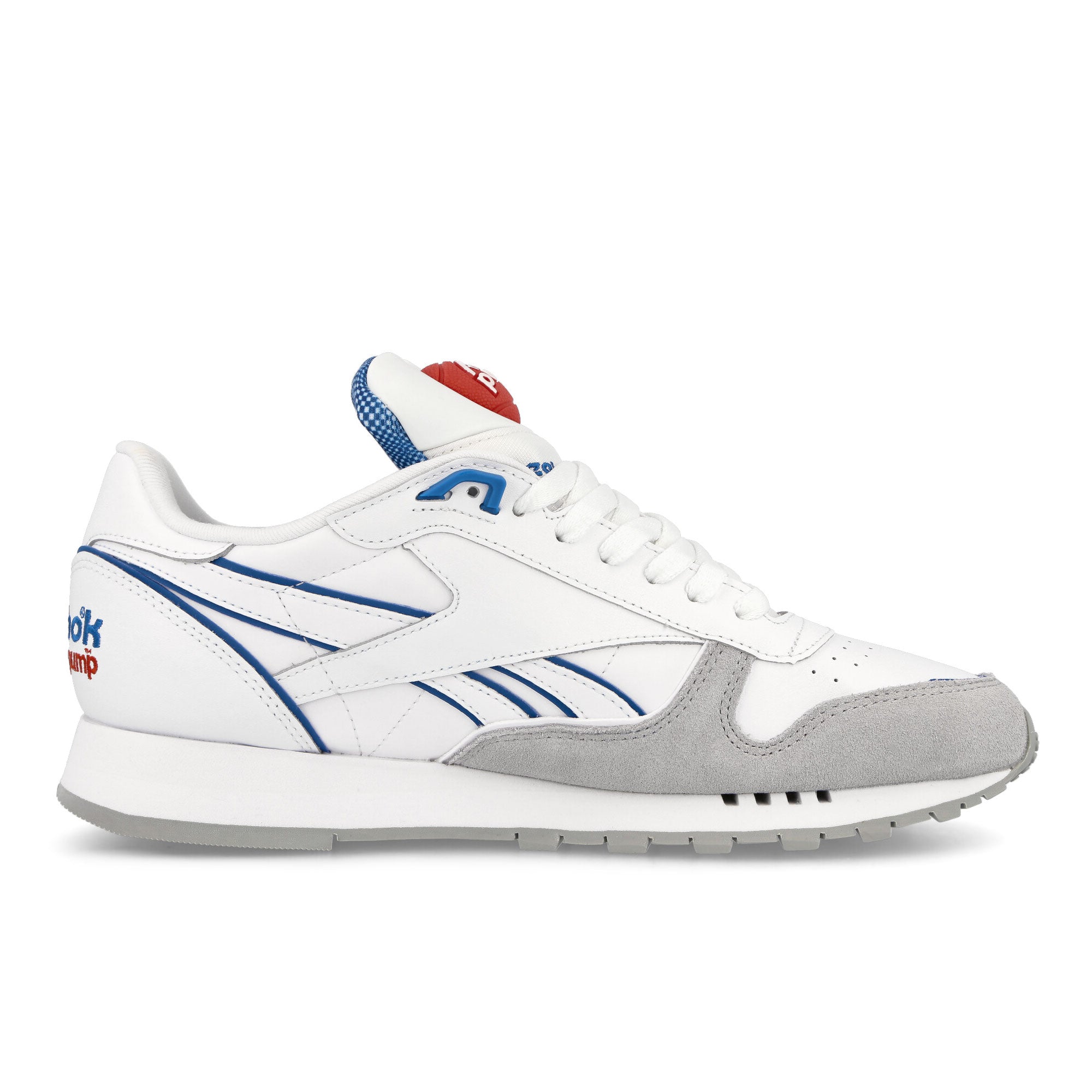 Reebok Classic Leather Pump Footwear White / Vector Blue / Vector Red Sneakers  Silhouette | Overkill