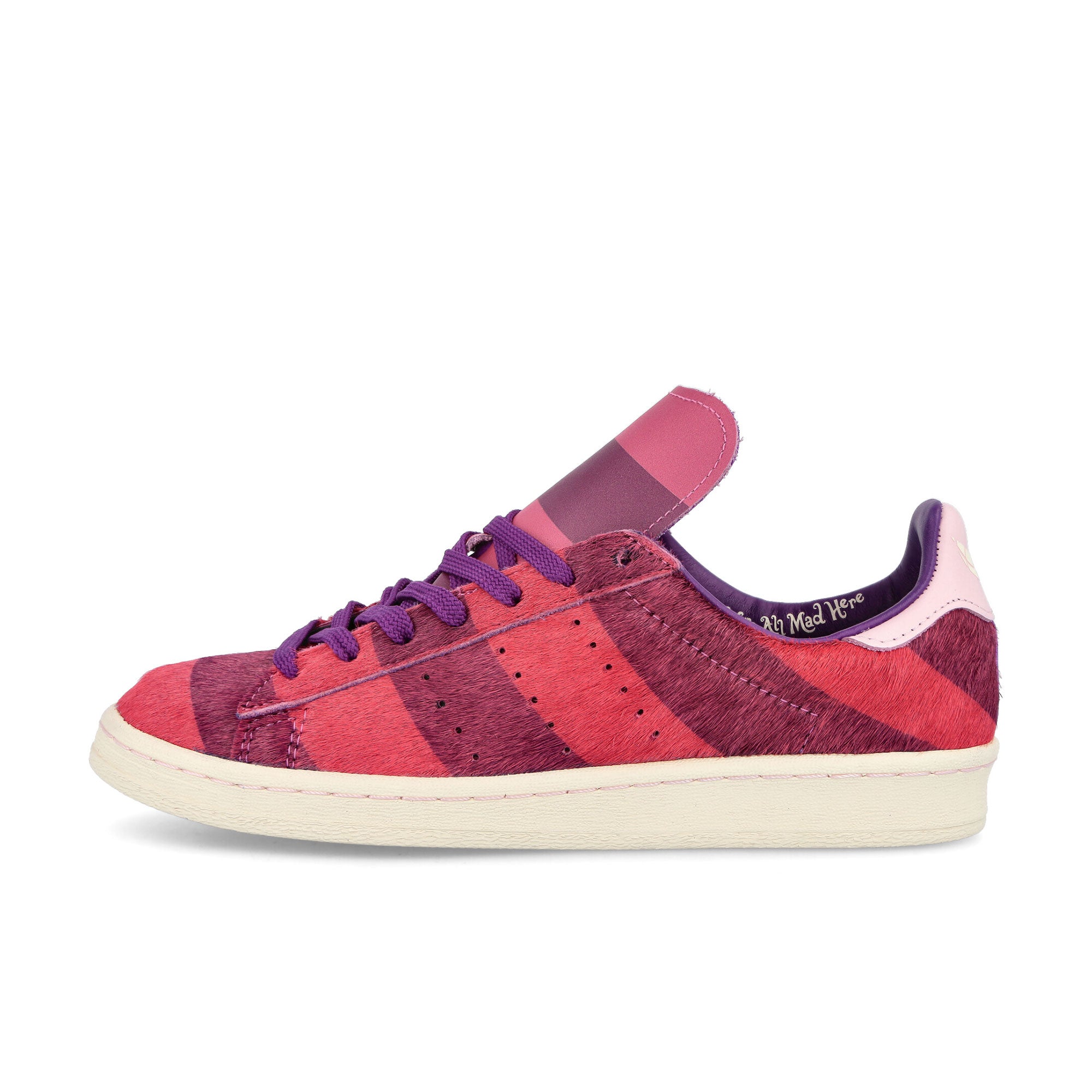 adidas Campus 80 Cheshire Cat Semi Solar Pink-Glory Purple-Cream White Low Top Sneakers GX2026 | Overkill
